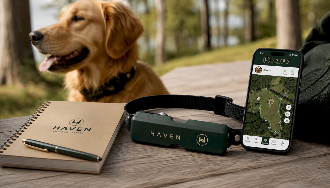NAXWAVE Wireless GPS Dog Fence and Tracking Collar